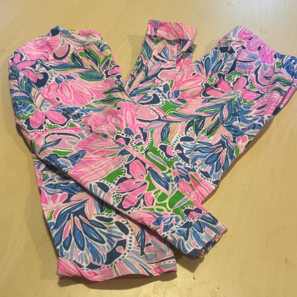 Colorful Floral Print Pajamas